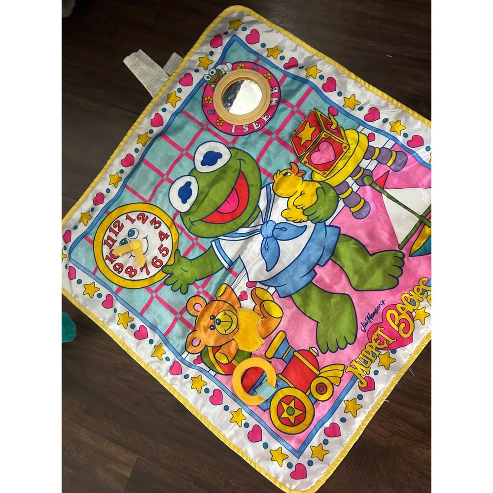 Vintage 1989 Jim Hensen's Muppet Babies  Baby Play Activity Mat - Picture 2 of 7